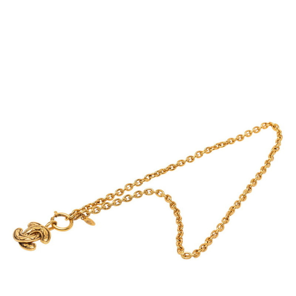 CHANEL Authentic Gold Logo Necklace - Picture 3 of 5